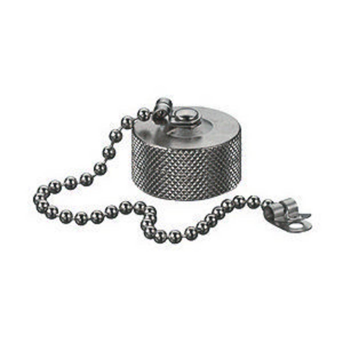 Wiring Device-Kellems CCFAC Fabricated Closure Cap, For Use With 2 to 6 Pole, 10 A Male Receptacle, Aluminum