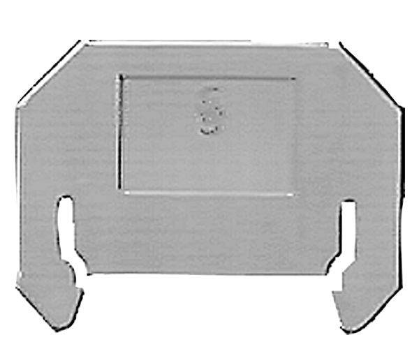 Siemens 8WA1821 2-Tier Feed Through Terminal Block Barrier, Thermoplastic