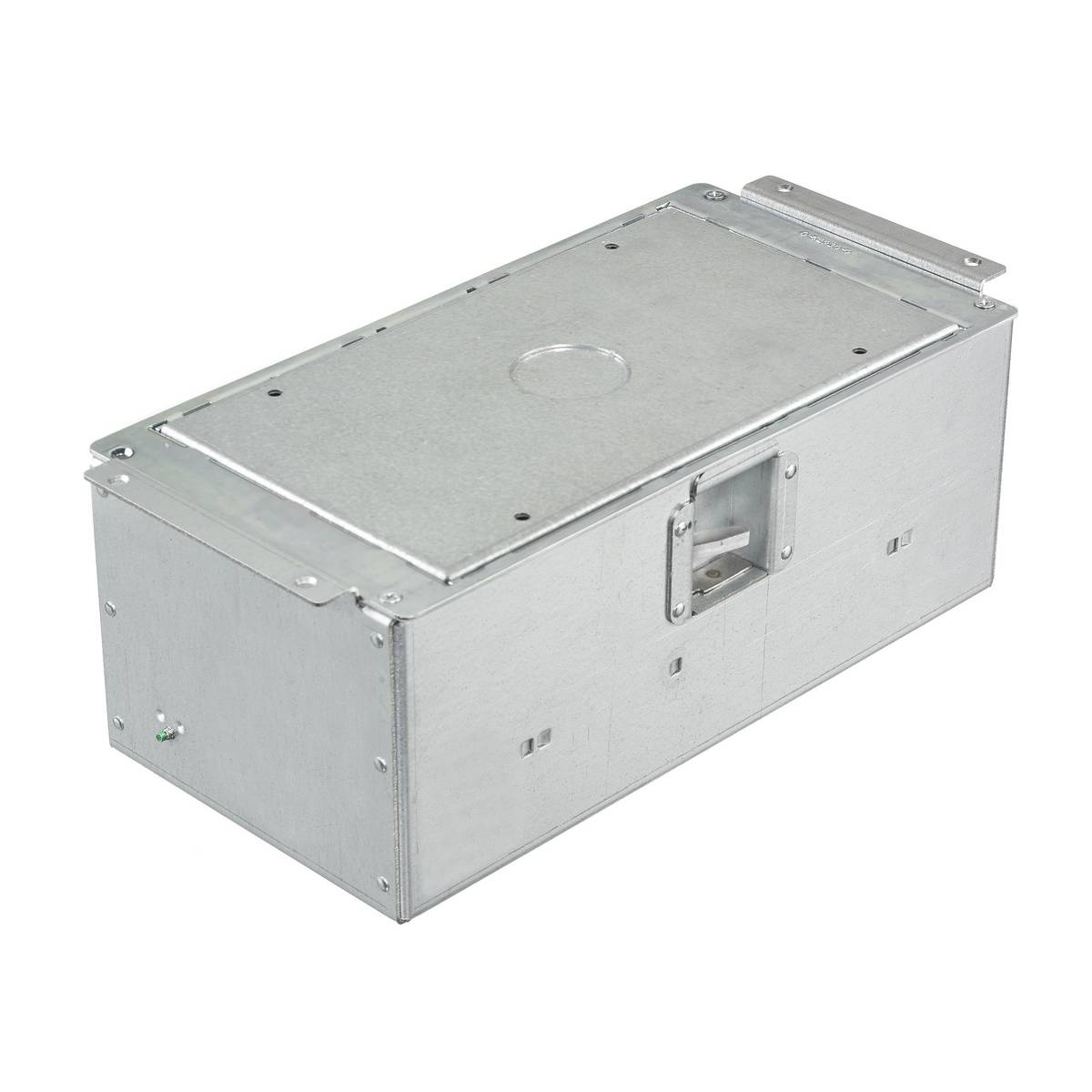 Wiring Device-Kellems AFB2G50CHI AFB2G Floor Box, Stamped Steel, 45 cu-in Capacity, 2 Gangs, 6.62 in L x 12.67 in W x 5.06 in H