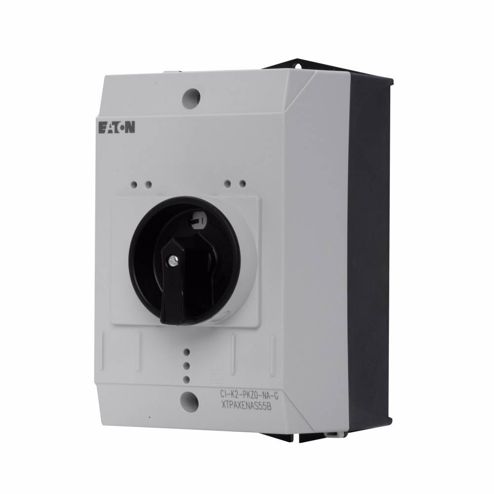 EATON XTPAXENAS55B Insulated Enclosure With Black/Gray Rotary Handle, NEMA 1/12/3R/IP65 NEMA Rating, 6.3 in H x 3.94 in W x 5.12 in D
