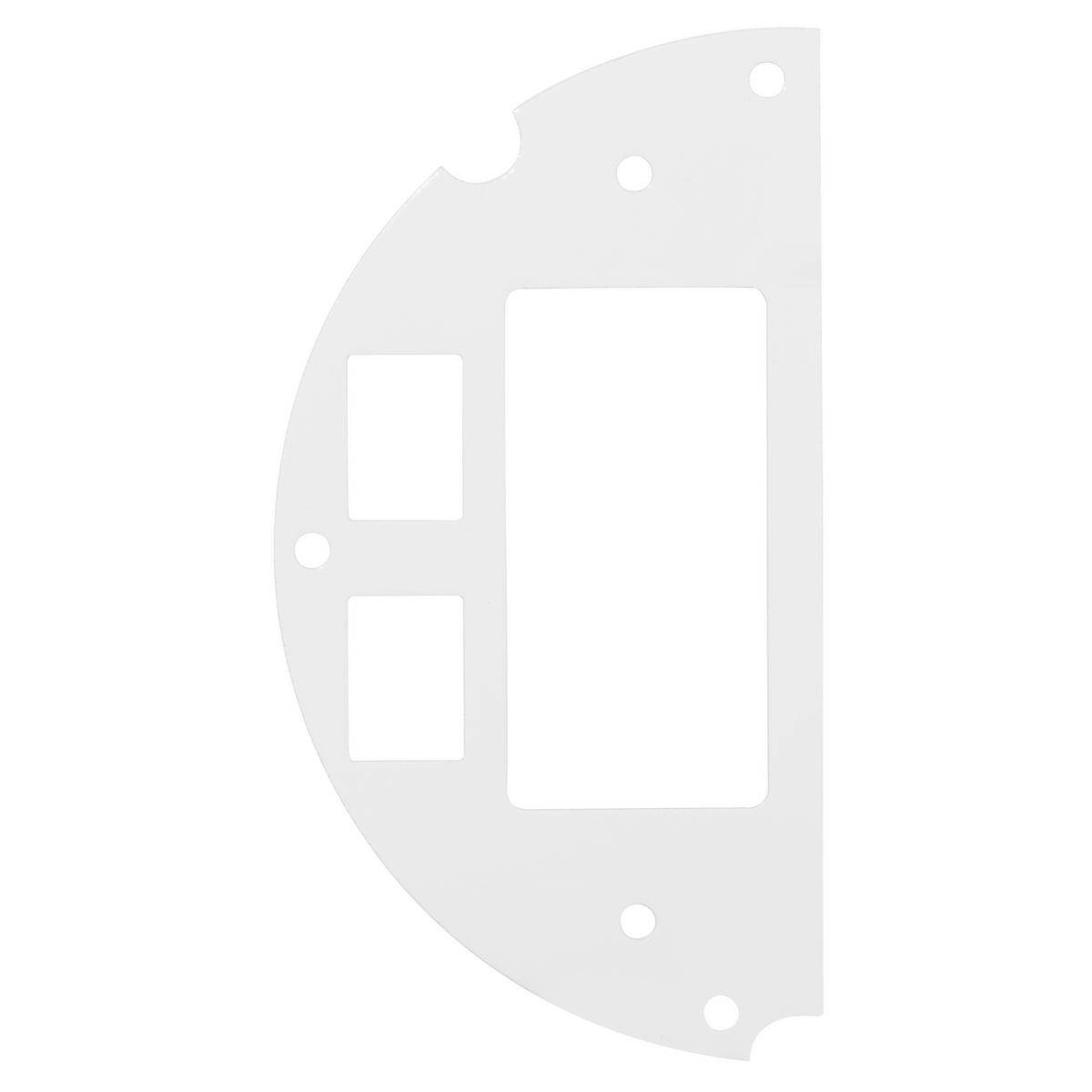 Wiring Device-Kellems SystemOne ScrubShield® S1R6SPN 50/50 Split Left Side Sub Plate With (1) Decorator Opening and (2) Ortronics® TracJack® Opening, Steel