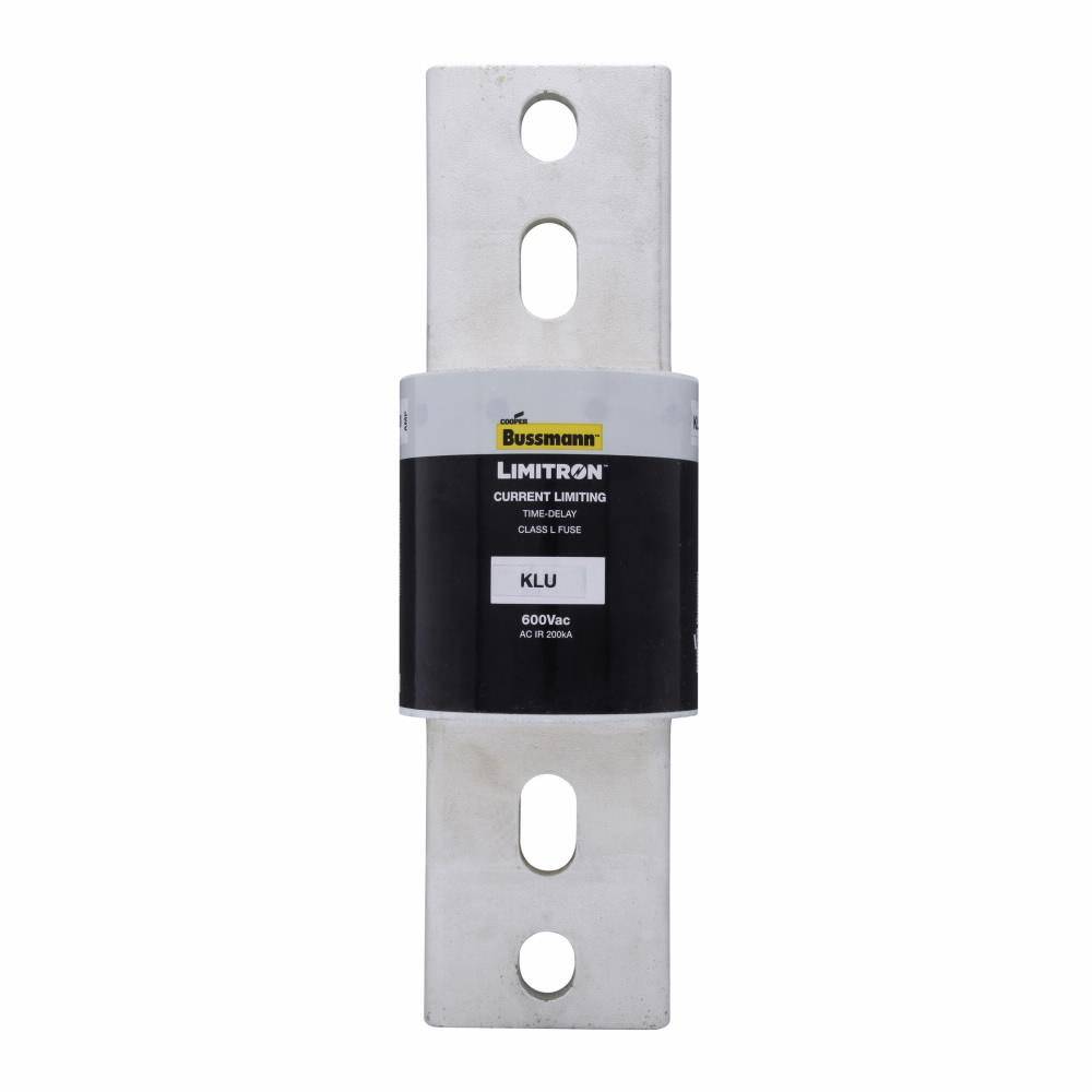 Bussmann Limitron™ KLU-2000 Current Limiting Time Delay Fuse, 2000 A, 600 V, 200 kAIC Interrupt, L Class, Cartridge Body