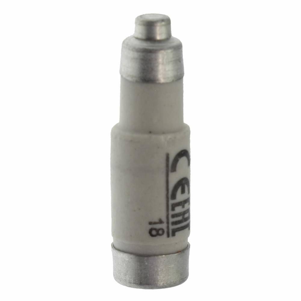 Edison 10NZ01 NZ Series Type D0 Low Voltage Time Delay Neozed Fuse, 10 A, 400 VAC, 100 kA Interrupt, Class: gG/gL, Cartridge Body