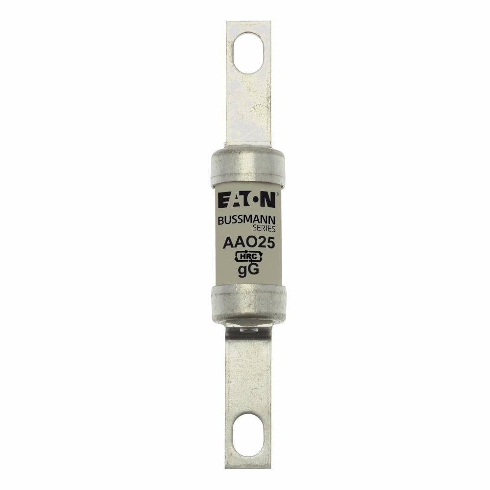 Edison AAO25 Low Voltage HRC Fuse Link, 550 VAC, 25 A, Ceramic