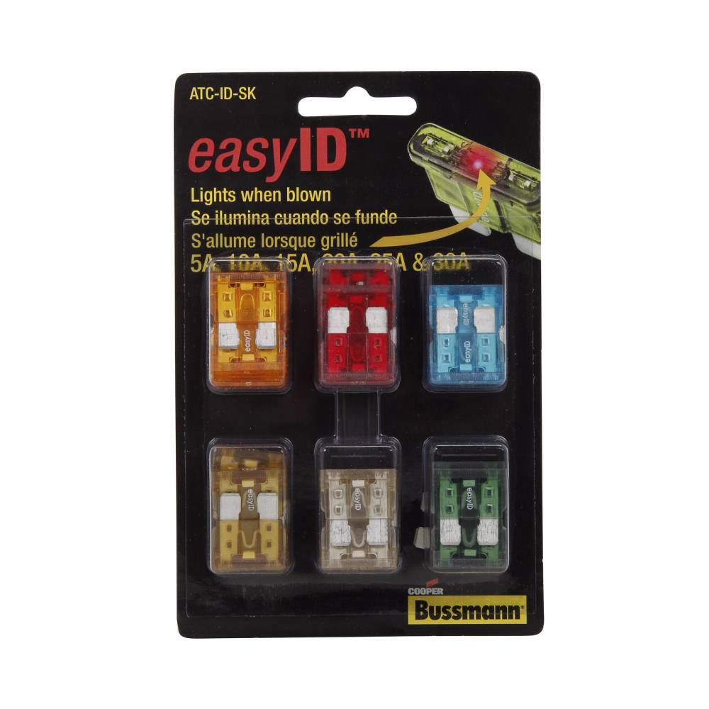 Bussmann ATC-ID-SK Non-Indicating Fuse Service Kit, 32 VDC, 1 kA, 36 Pieces