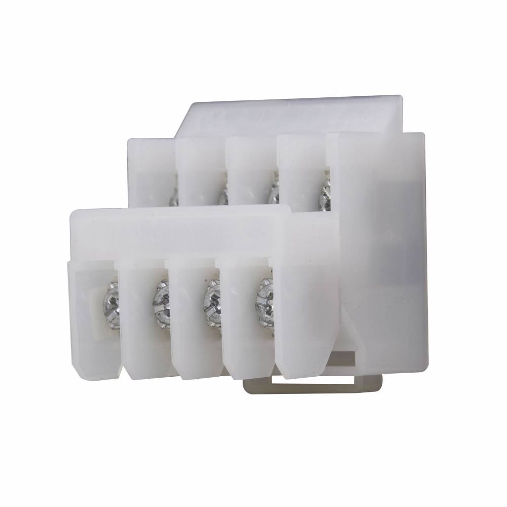 Bussmann 15188-3R Depluggable Reverse Wiring Disconnect Terminal Block, 600 VAC, 30 A, 16 to 12 AWG Copper Wire, 3 Poles, DIN Rail Mount