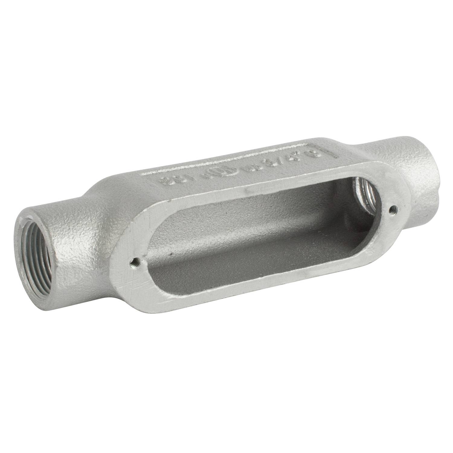 T&B® C75M-TB 35 Series Type-C Conduit Body, 3/4 in Hub, 7.5 cu-in Capacity, Malleable Iron, Aluminum Acrylic Coated/Zinc Plated
