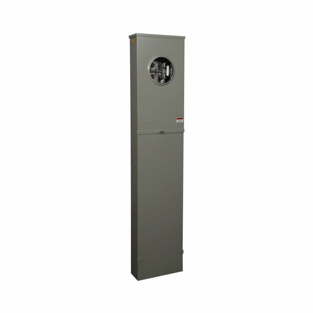 Cutler-Hammer 1009018CH 3-Wire Lever Bypass Meter Pedestal, 600 V, 320 A, 1 ph Phase