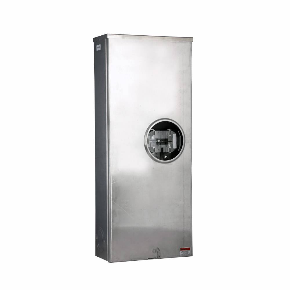 EATON 1008837CH 1-Position 3-Wire Lever Bypass Triplex Meter Socket, 600 VAC, 320 A, 1 ph Phase