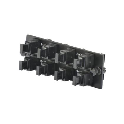Panduit® Opticom® FAPH0812CGMPO Loaded Fiber Optic Adapter Panel, MPO™ End A, (8) OM1/OM2/OM3/OM4/OS1/OS2 Fiber