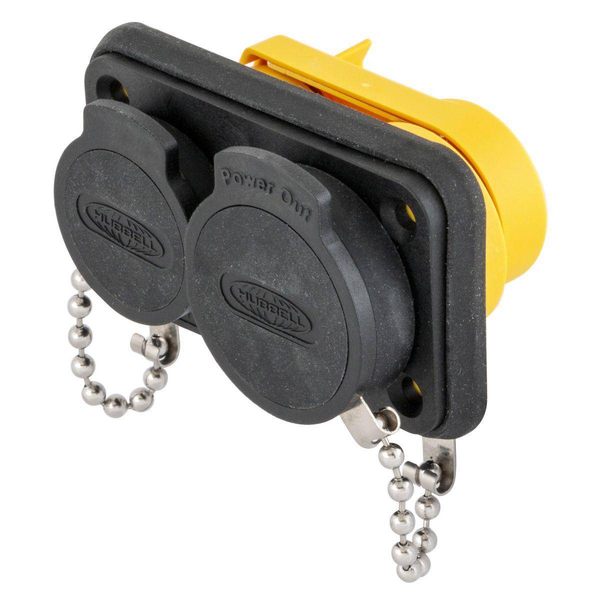 Wiring Device-Kellems Insul-Lock® Plus HBLMFPDC Dust Protection Cap, 0.68 in L x 2.6 in W x 1.59 in D, TPE