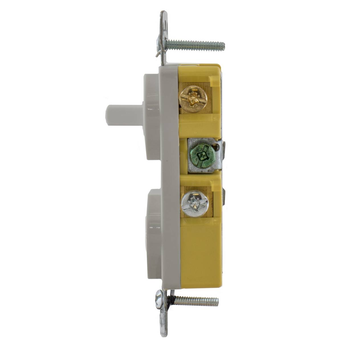 Wiring Device-Kellems RC109W Standard Sized Combination Toggle Switch, 120 VAC, 15 A, 1800 W