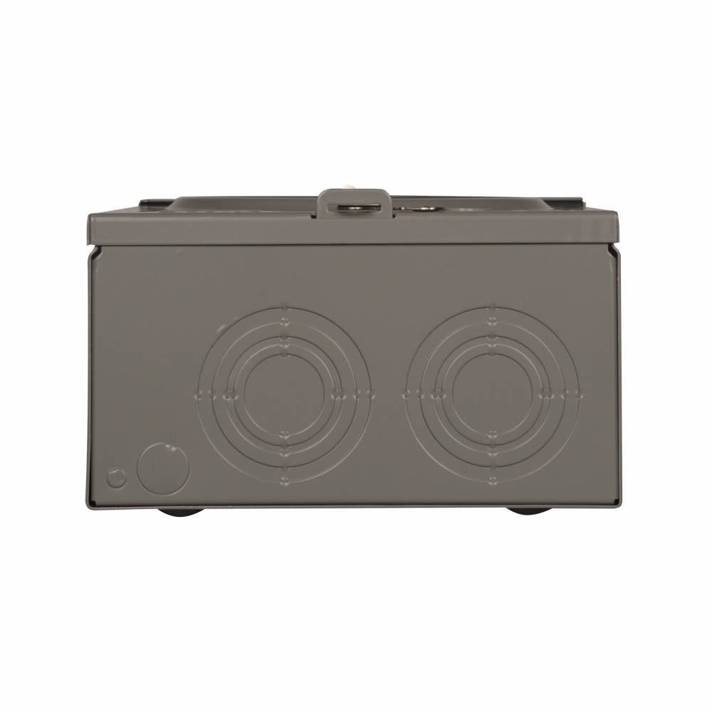 EATON 1009046CH 1-Position 3-Wire Triplex Meter Socket, 600 VAC, 200 A, 1 ph Phase