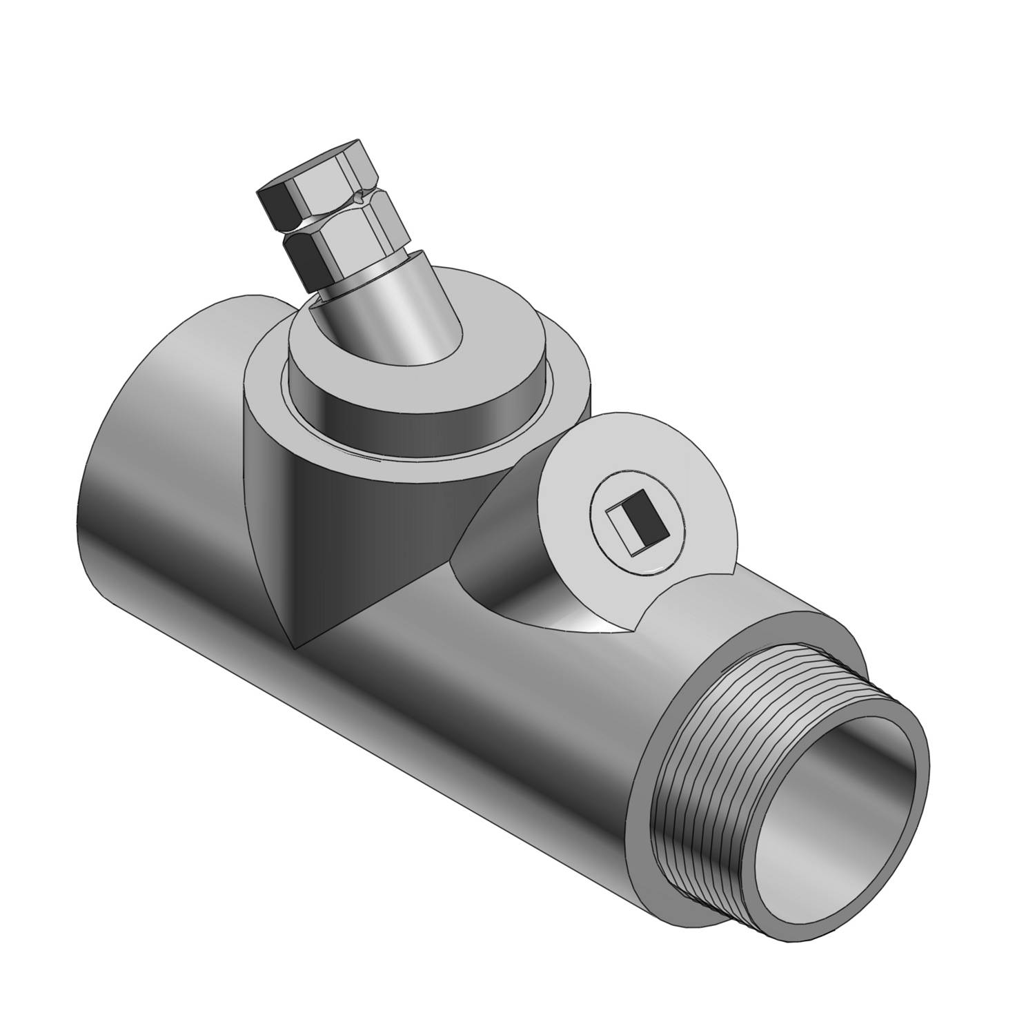 T&B® EYD11-TB Explosionproof Drain and Sealing Fitting, 1/2 in, For Use With Conduits, Iron, Aluminum Acrylic Painted/Electro Galvanized