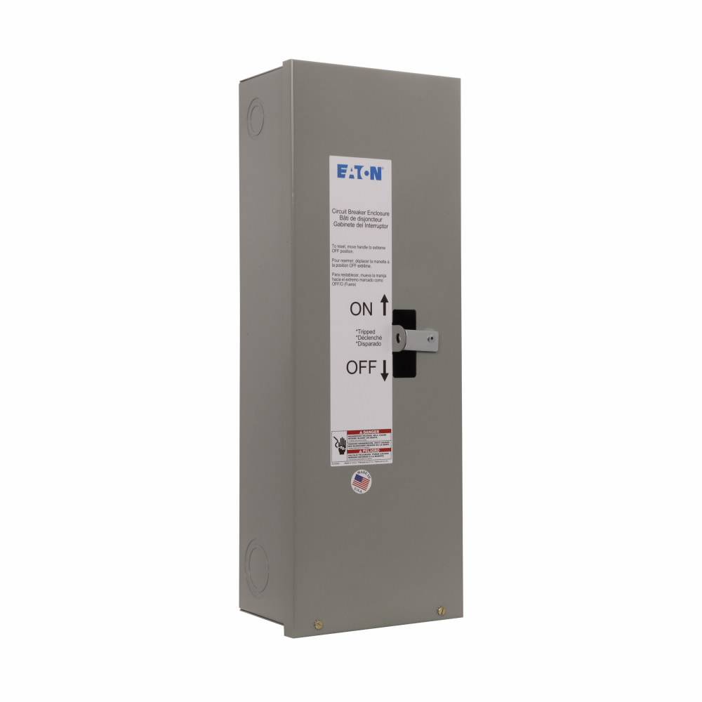 EATON SFDN225 C Series Circuit Breaker Enclosure With Knockout, 6.28 in L x 8.56 in W x 23-1/4 in H, NEMA 1 NEMA Rating, Steel