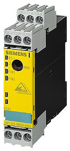 Siemens 3RK1205-0BG00-0AA2 Safety Interface Switch, 2 Inputs, 5 mA Signal Range