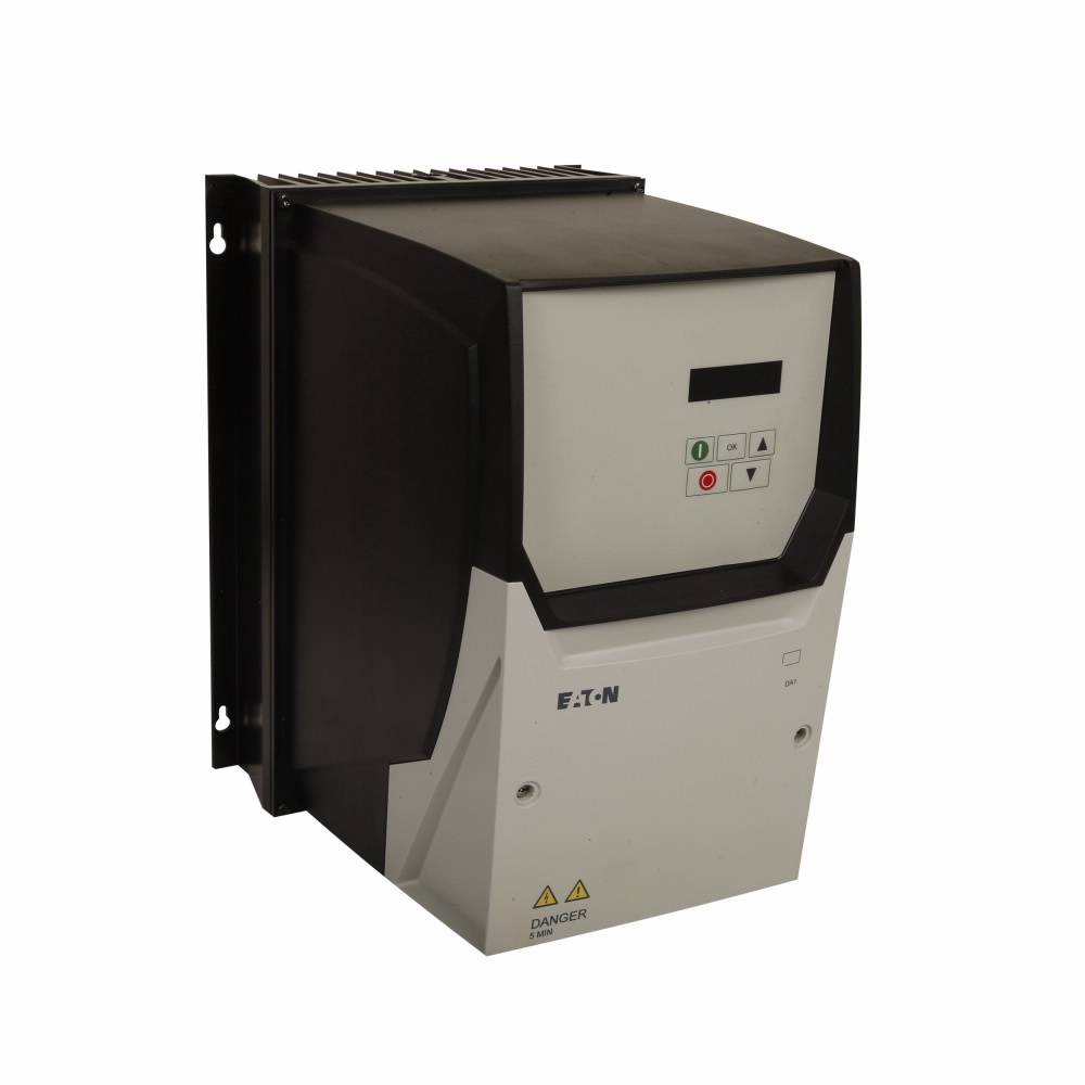 EATON PowerXL™ DA1-32018FB-A66C Advanced Adjustable Frequency Drive, 230 V, 18 A, 5 hp, 8.29 in W x 10.48 in D