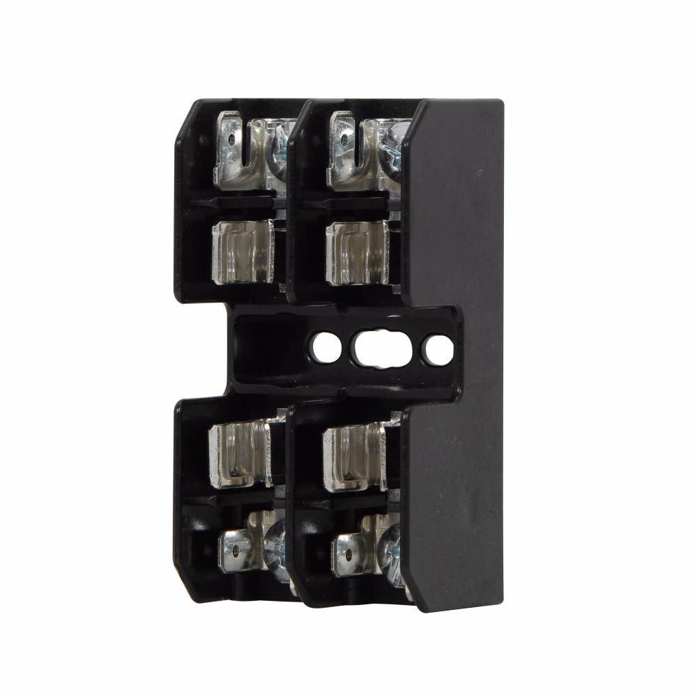 Edison BG3022B Open Fuse Block With Box Lug, 600 V, 20 A, 14 to 6 AWG Cu Wire, 2 Poles