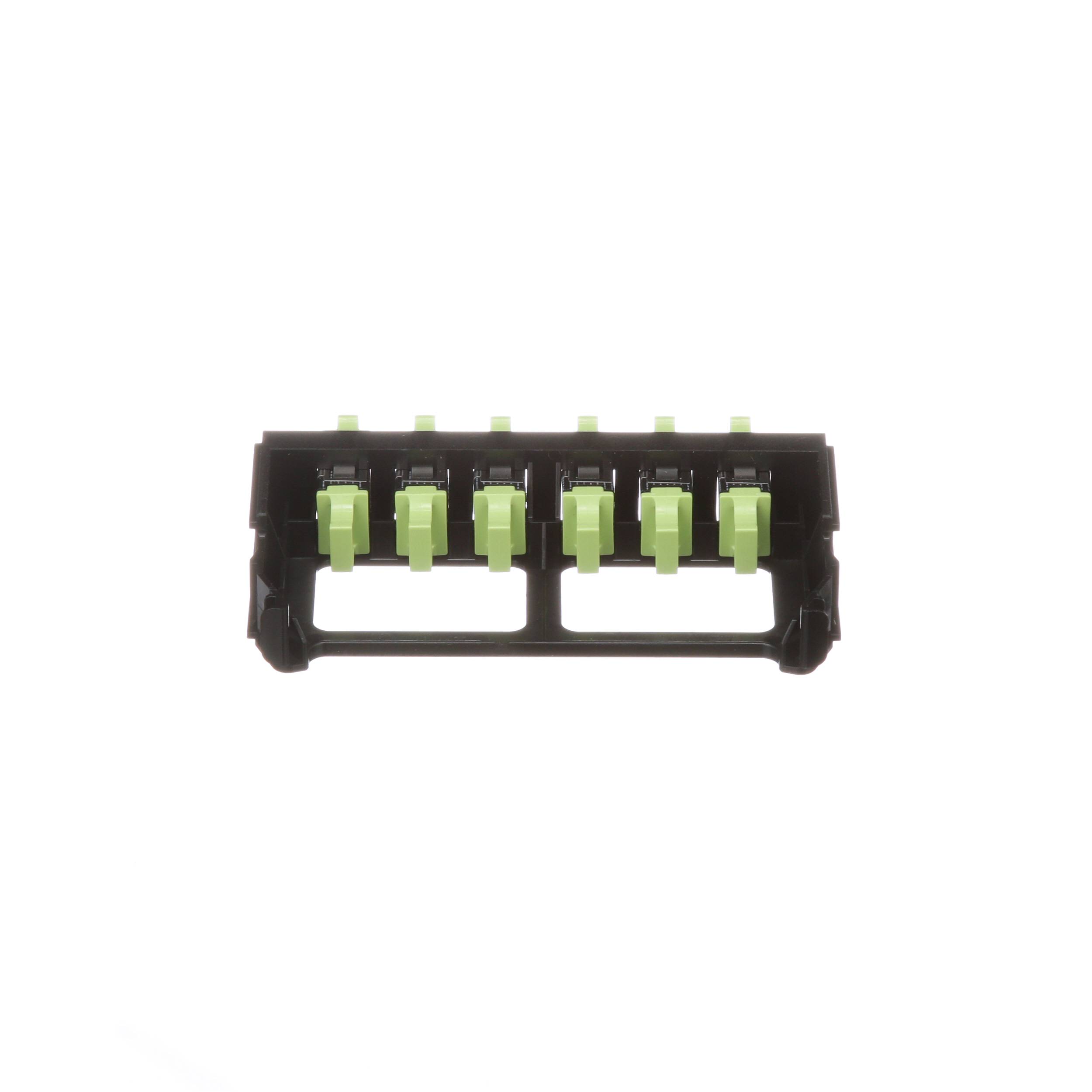 Panduit® QuickNet™ Signature Core™ Opticom® FQMAP65W 6-Port Fiber Adapter Panel With (6) Adapters, MPO End A,) OM5 Multi-Mode Fiber
