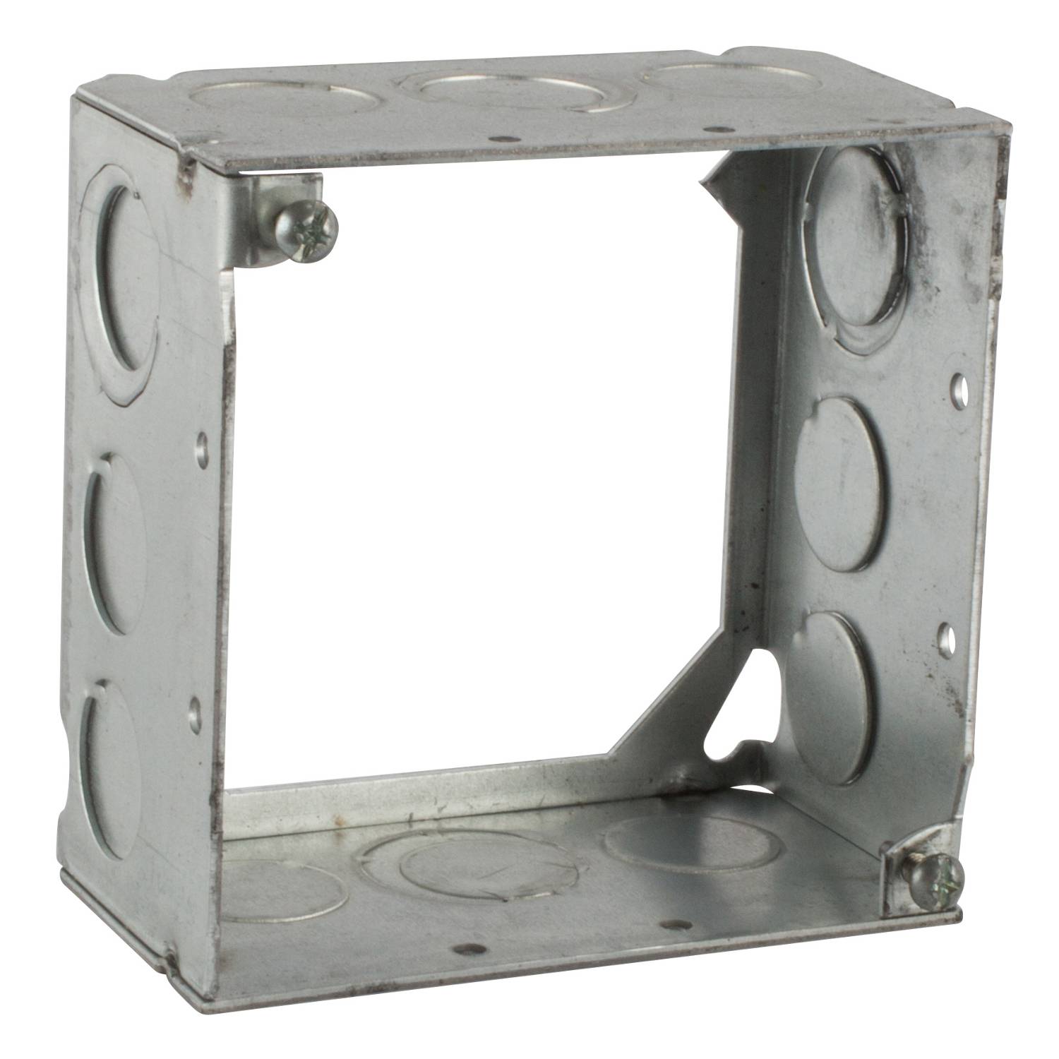 Steel City® 531711234 1-Outlet Extension Ring, 4 in L x 4 in W x 2-1/8 in D, Steel