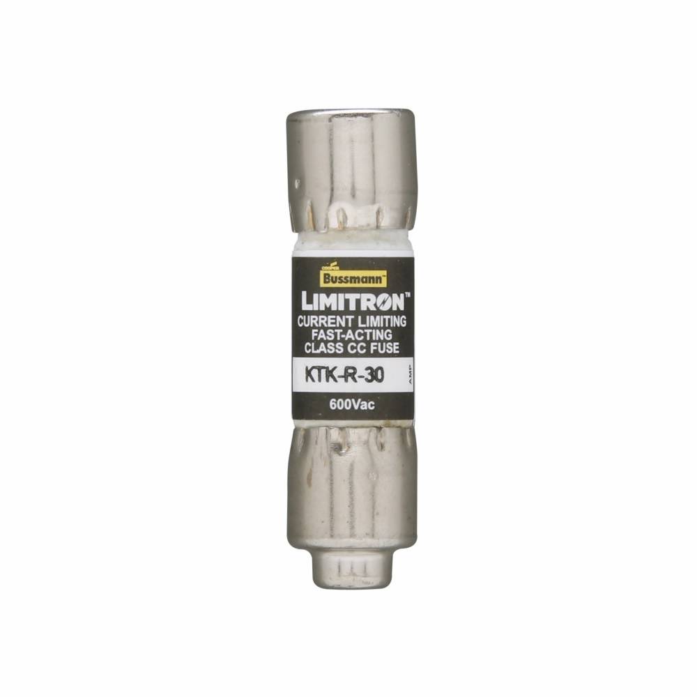 Bussmann Limitron™ KTK-R-2 Fast Acting Fuse, 2 A, 600 VAC, 200 kA, Class CC, Cylindrical Body