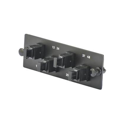 Panduit® Opticom® FAPH0412CGMPO Loaded Fiber Optic Adapter Panel, MPO™ End A, (48) OM1/OM2/OM3/OM4/OS1/OS2 Fiber