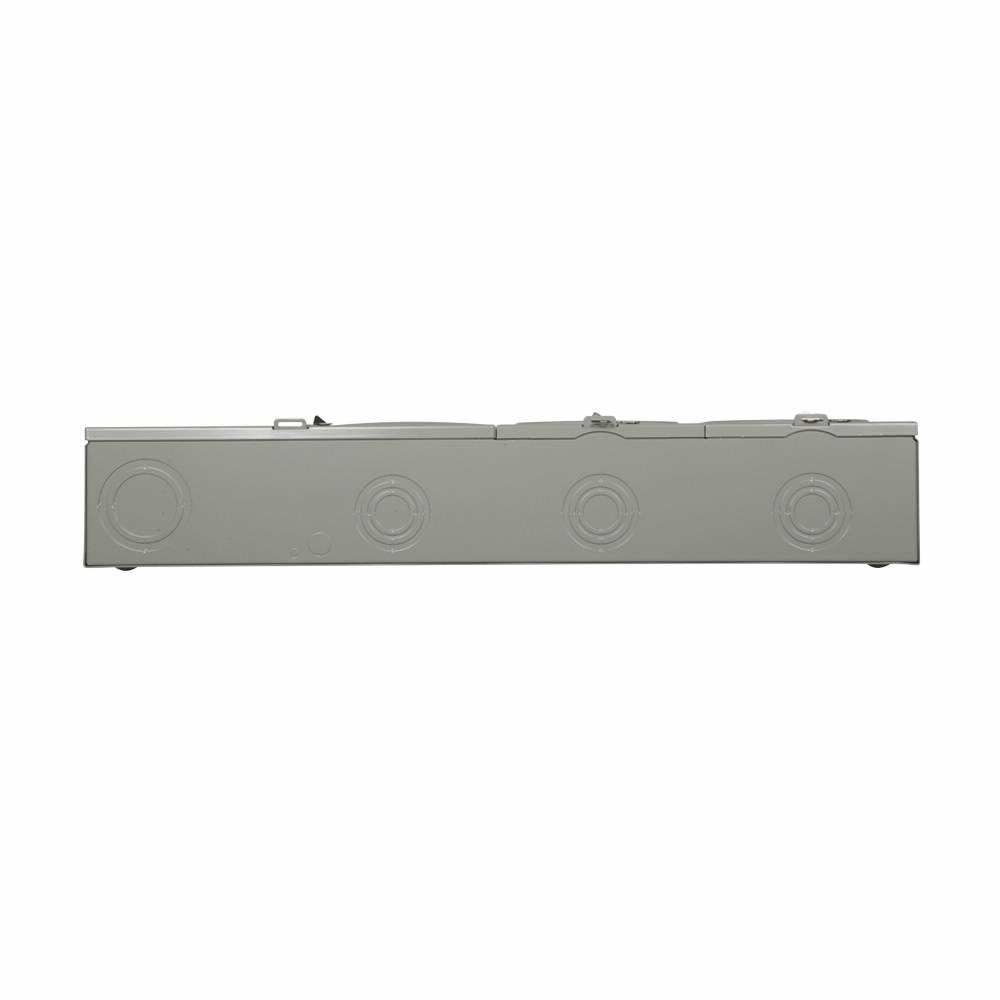 EATON 1009694CH 3-Position 3-Wire Horizontal Ganged Horn Bypass Meter Socket, 600 VAC, 100 A, 1 ph Phase
