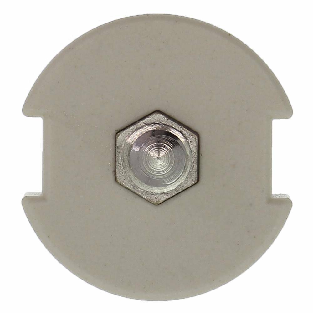 Bussmann 6GD27 Screw Cap Gauge Piece, For Use With Type DII Fuse Links, E27 Base, Non-Indicating DIN Type D Diazed Fuse, 500 V, 6 AV, Green