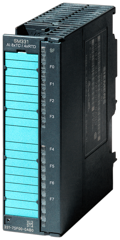 Siemens 6ES73317RD000AB0 20-Pole Isolated Analog Input Module, 4 Inputs, 16/10/15 bit Resolution, 0.1/0.45% Current Accuracy
