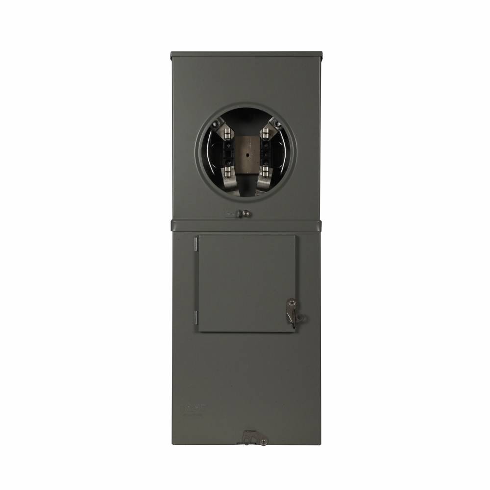 EATON 1009581CH 1-Socket 3-Wire Horn Bypass Meter Socket With Main Breaker, 240 VAC, 200 A, 1 Phase