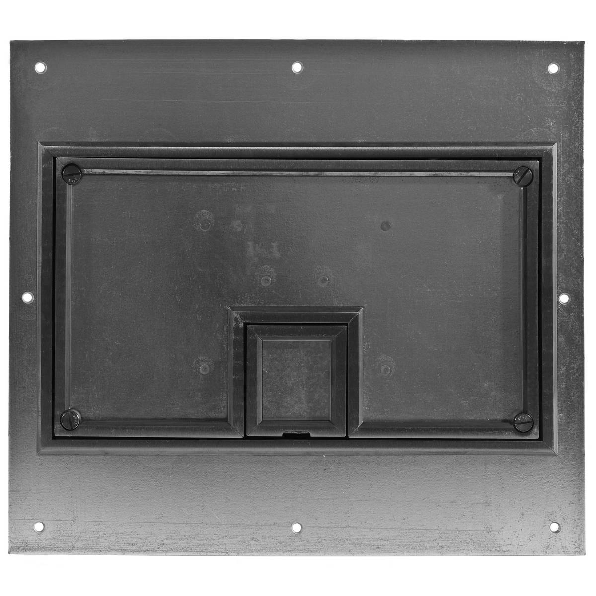 PREMISE WIRING CFB11CVRBLK Folded Recessed Standard Floor Box Cover, Steel