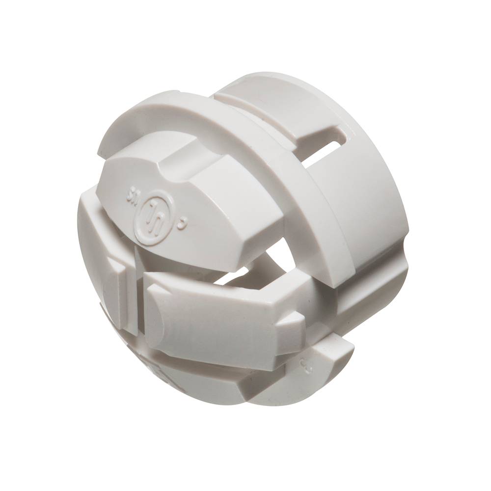 Arlington White Button™ NM95X Push-In Cable Connector, 3/4 in Trade, Plastic