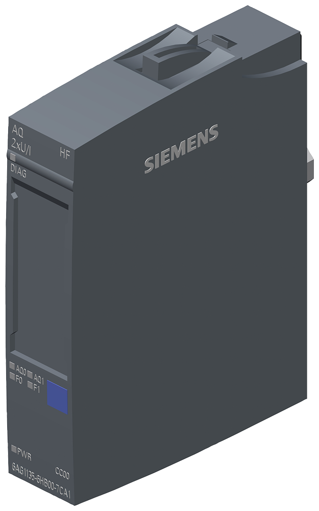 Siemens SIPLUS 6AG11356HB007CA1 ET 200SP PLC Analog Output Module w/ Conformal Coating Based On 6ES7135-6HB00-0CA1