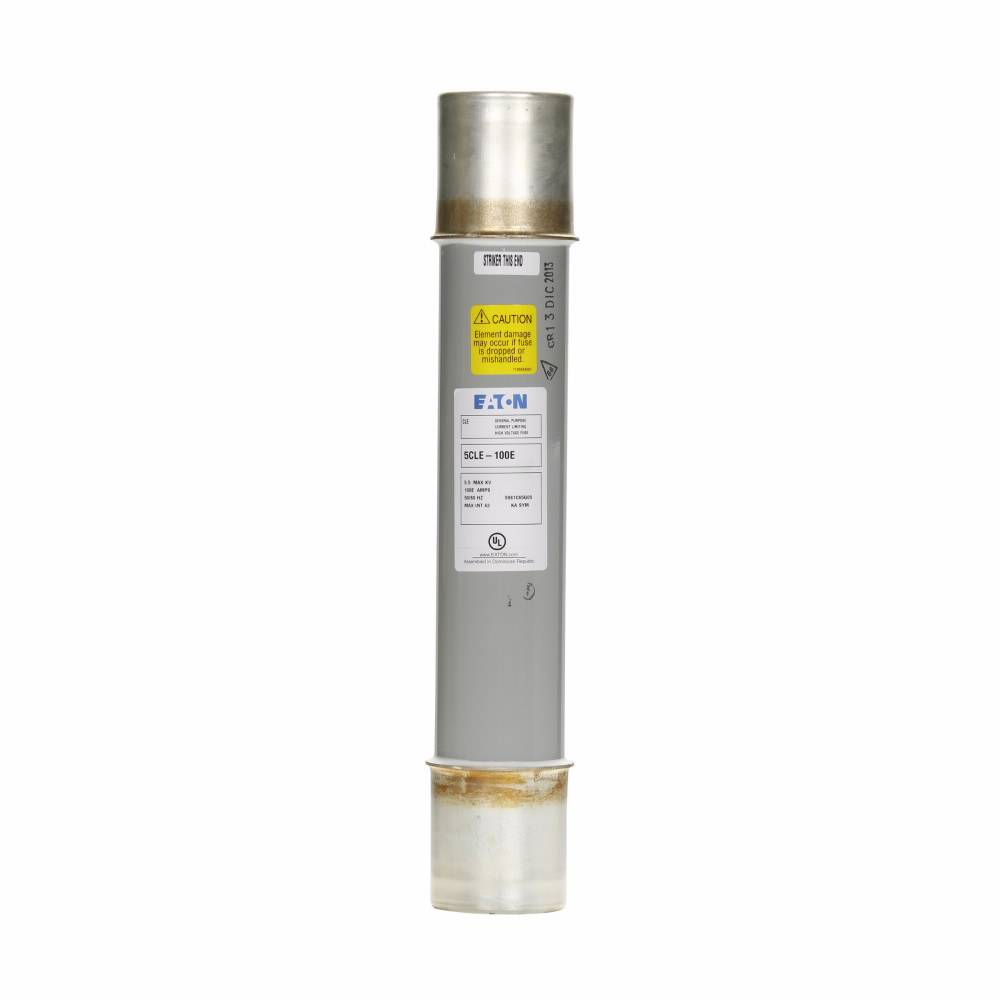 EATON Bussmann 5CLE-100E CLE Helix Medium Voltage Single Barrel Current-Limiting Fuse, 100 A, 5.5 kV, 63 kA Interrupt, Class E