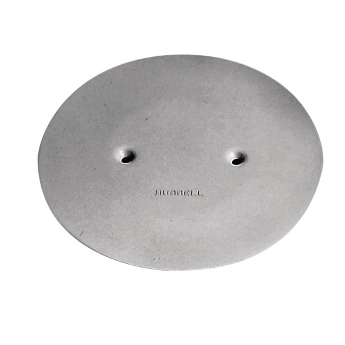 Wiring Device-Kellems AP2GY Flush Standard Abandonment Plate, 3 in Dia, Aluminum