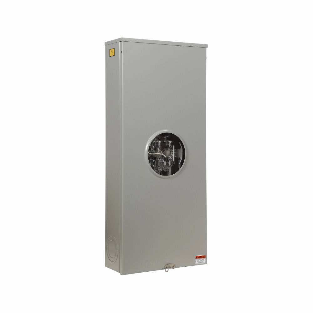 EATON 1009771CH 4-Wire Lever Bypass Meter Socket, 600 VAC, 320 A, 3 ph Phase
