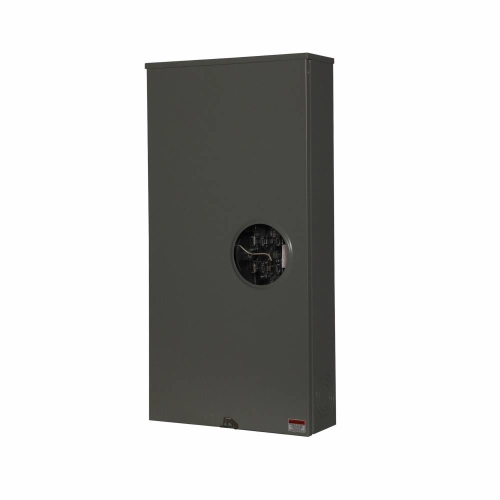EATON 1008950CH 1-Position 4-Wire Lever Bypass Triplex Meter Socket, 600 VAC, 320 A, 3 Phase