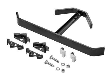 Hoffman LCSKG DCR Corner Support Bracket Kit, For Use With Ladder Rack Systems, Steel, Gray
