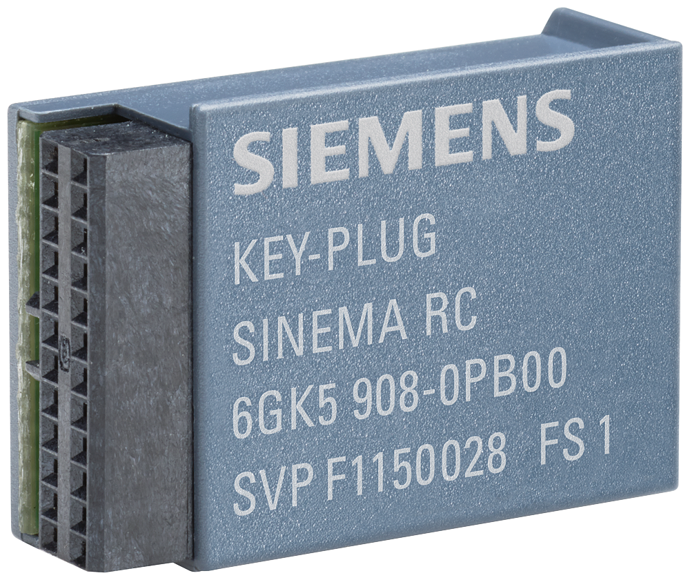 Siemens 6GK59080PB00 Key Plug, For Use w/ SINEMA S615 & SCALANCE M Activation Remote Connect, -40 to 75 deg C Operating/-40 to 80 deg C Storage, IP20, 256 MB Storage Capacity