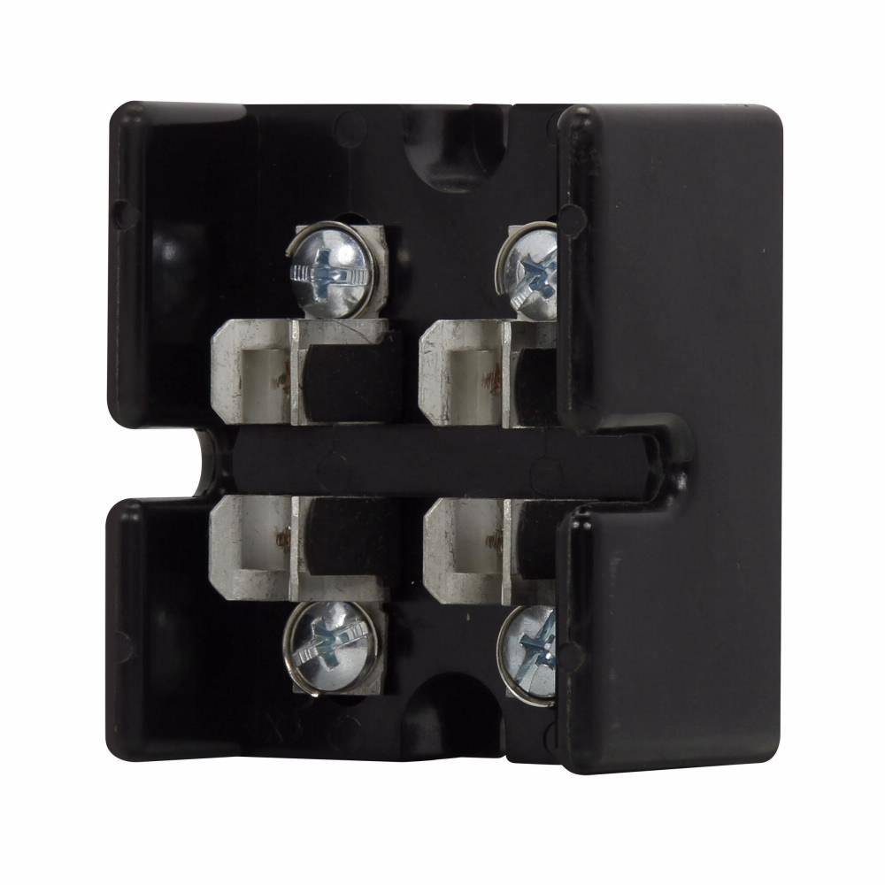 Edison T30030-4SR Open Fuse Block, 300 VAC/VDC, 30 A, Class: T, 10 AWG Cu Wire, 4 Poles