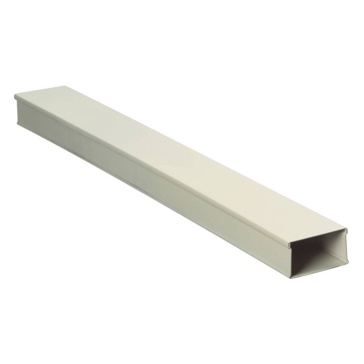 Wiring Device-Kellems HBL3000BIV HBL3000 Series 1-Channel Removable Standard Raceway Base, 10 ft L x 2.67 in W x 1.47 in H, Rolled Steel, Ivory