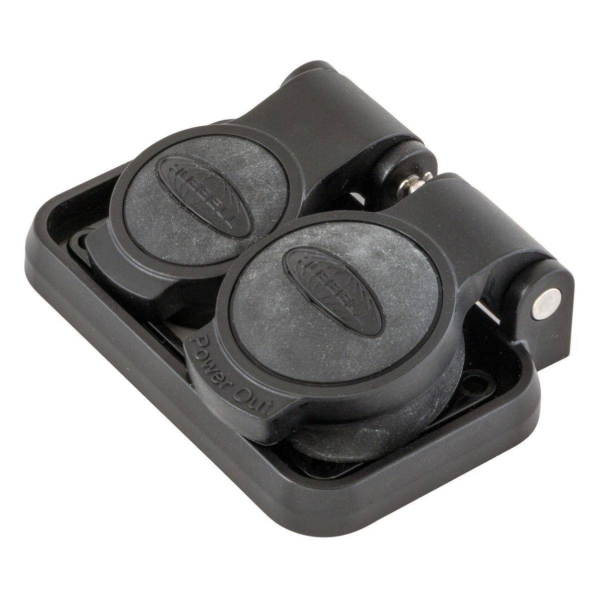 Wiring Device-Kellems Insul-Lock® Plus HBLMFPC Spring Loaded Weatherproof Box Cover, 1.01 in L x 2.64 in W x 1.96 in D, Polycarbonate