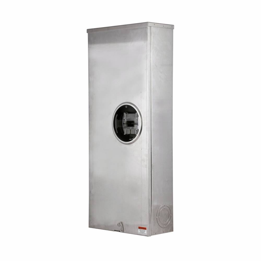 EATON 1008837CH 1-Position 3-Wire Lever Bypass Triplex Meter Socket, 600 VAC, 320 A, 1 ph Phase