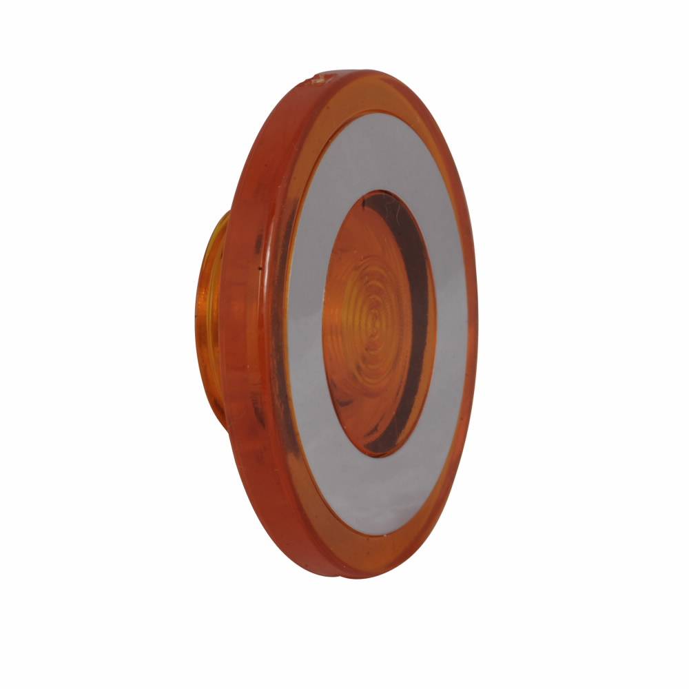 EATON 10250TC50 Blank Heavy Duty Oiltight/Watertight Operator Lens, 40 mm, NEMA 1/2/3/3R/4/4X/12/13/IP65 NEMA Rating, Round Shape, Plastic