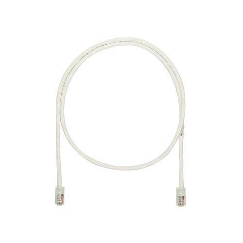 Panduit® NetKey® NK5EPC10Y Class D Patch Cord, Cat 5e, 24 AWG U/UTP Stranded Copper Conductor, RJ45 Modular Plug x Modular Plug Connector, 10 ft L Cord