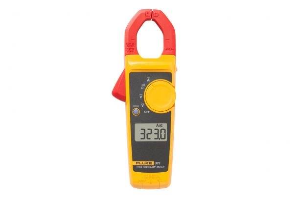 Fluke® FLUKE-323 Clamp Meter, 400 A, 600 VAC/VDC, 4000 Ohm, 30 mm Jaw, Backlit Display