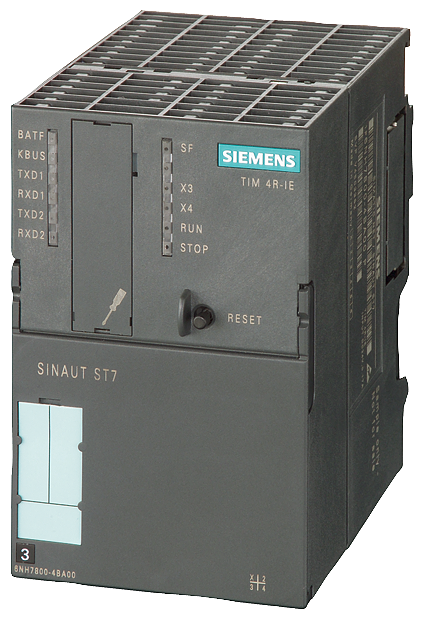 Siemens 6NH78004BA00 ST7 Communication Module, 24/20.4 to 28.8 VDC, 0.17 A, 10 to 100 Mbps, 50 to 38400 bps Communication
