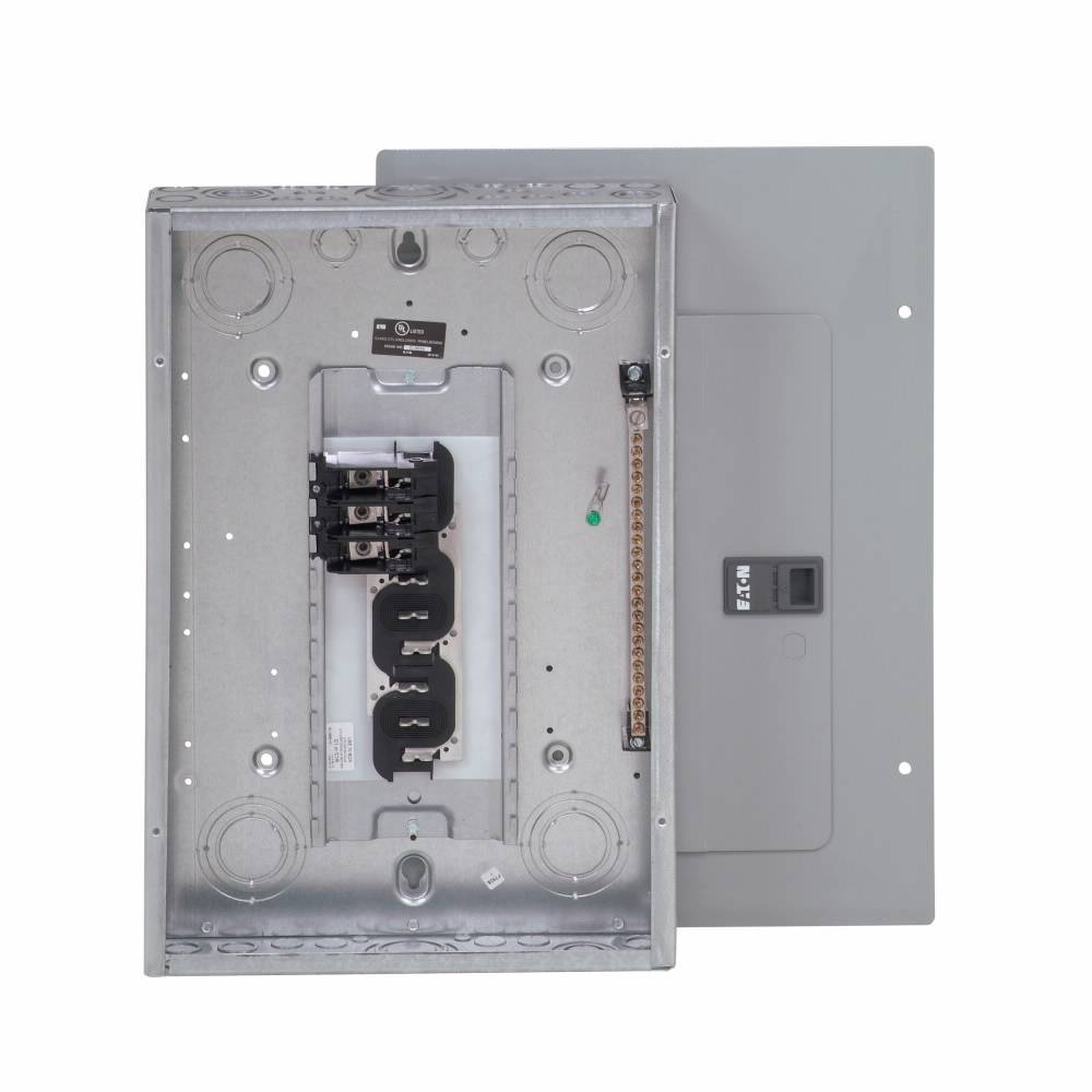 EATON 3BR1224L125 3-Phase Metallic Main Lug Loadcenter, 120/208Y/240 VAC, 125 A, 24 Poles, 10 kA Interrupt