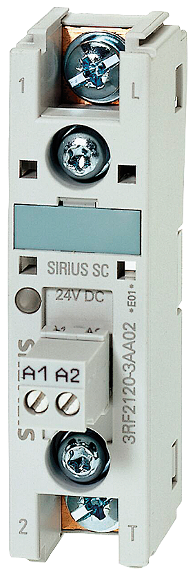 Siemens 3RF2190-3AA06 1-Phase Semiconductor Zero Point Switching SIRIUS Solid State Relay, 90 A, 1NO Contact, 15 to 24 VDC V Coil