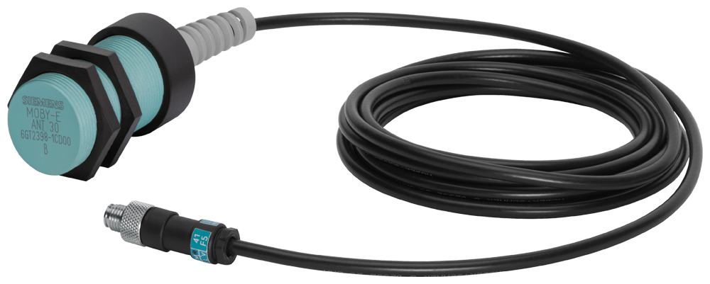 Siemens 6GT23981CD100AX0 ANT 30 Antenna With M8 Antenna Connector, 13.56 MHz